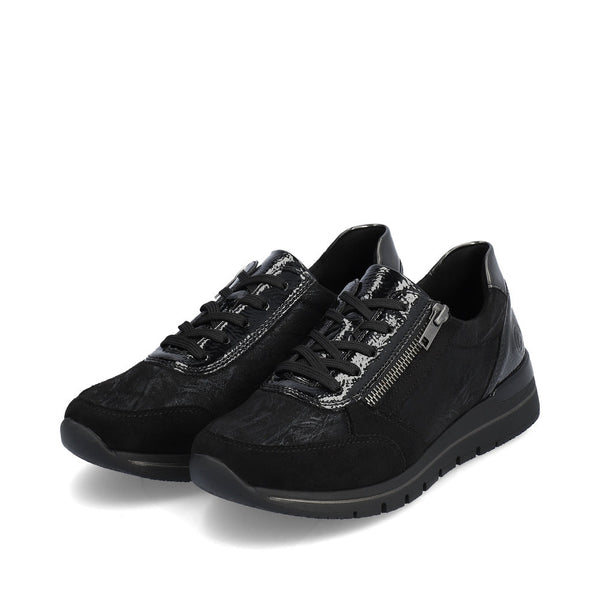 Remonte Ladies Stretch Lace Up Sneaker