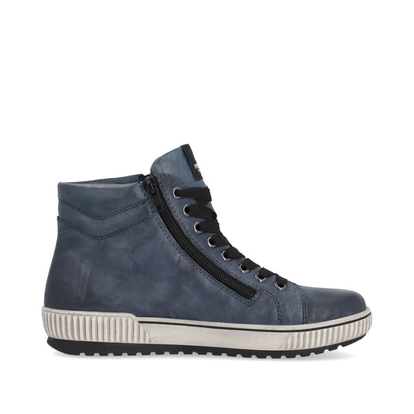 Remonte Ladies Zip Side lace Up High Top