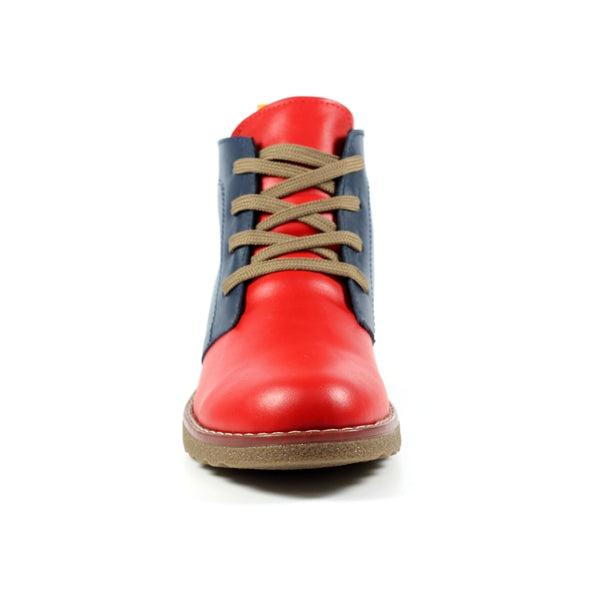 Lunar Nickee Ladies Multi Leather Lace Up Chukka Boot