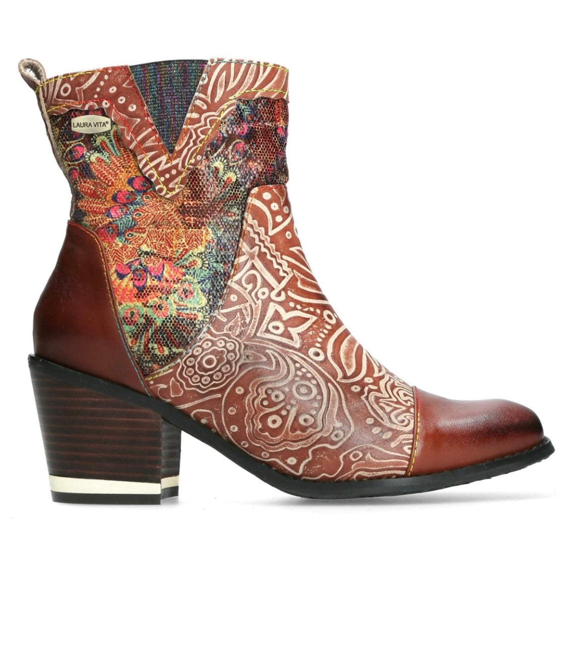 Laura Vita Igcreo Ladies Western Style Ankle Boot