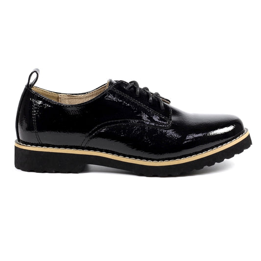 Lunar Gellar Ladies Patent Lace Up Shoe