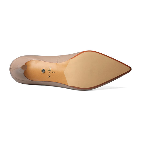 Van Dal Harlow Ladies Patent Slim Heel Court Shoe
