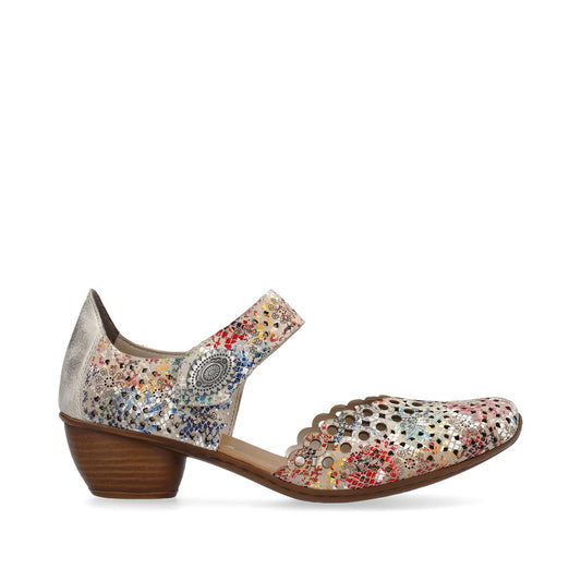 Rieker Ladies Multi Coloured Mary Jane