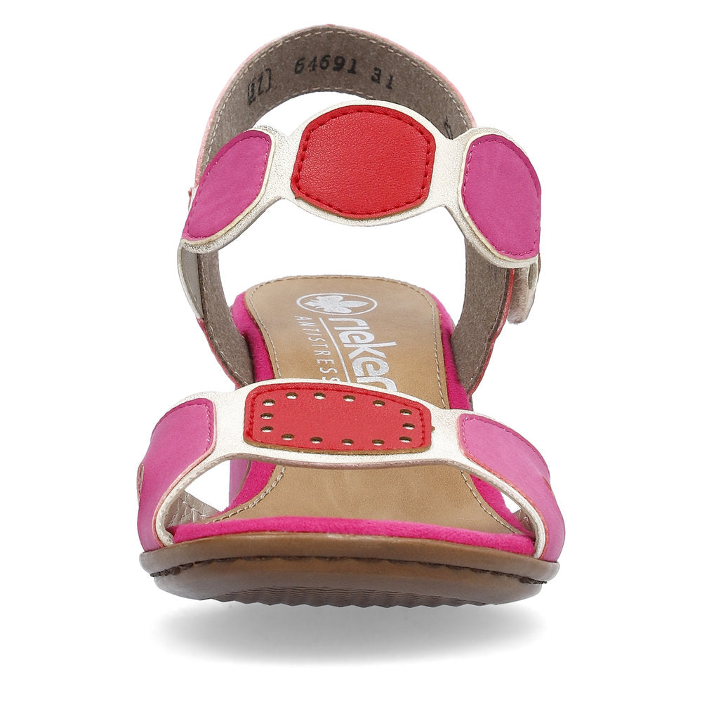 Rieker ladies Block Heel Dress Sandal â Hobson Shoes