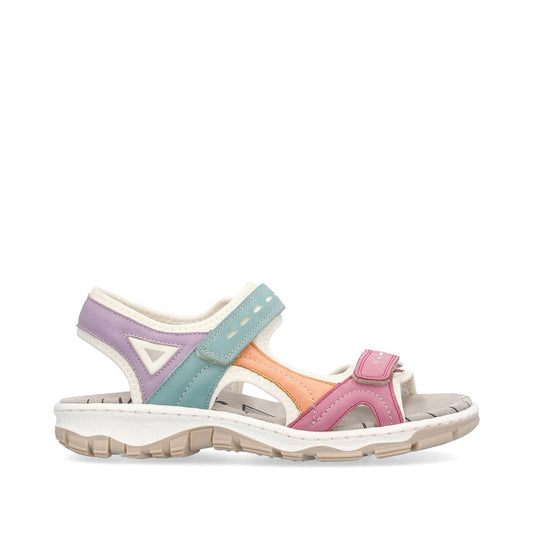 Rieker Ladies Multi Coloured Walking Sandal