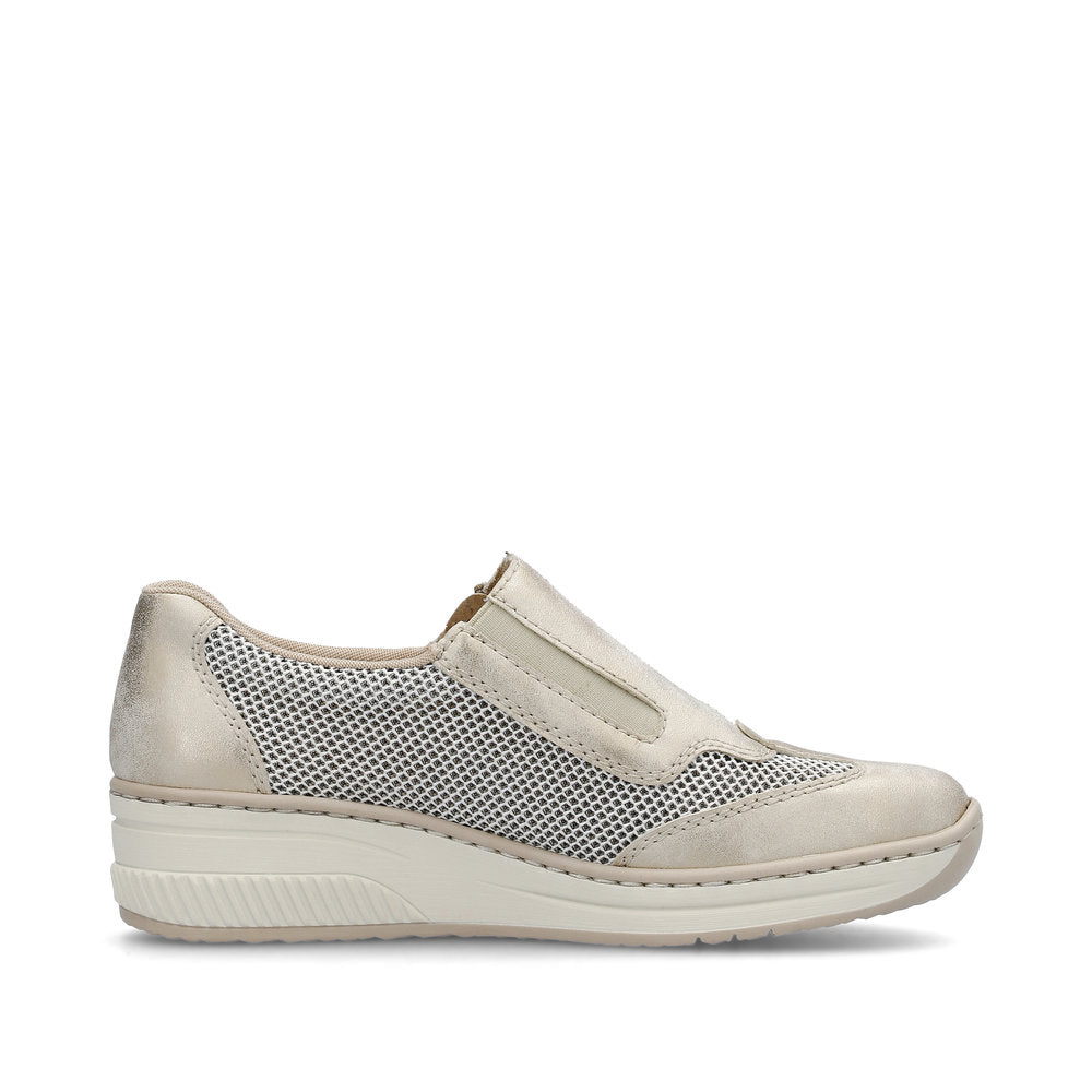 Rieker Ladies Zip Side Casual Shoe â Hobson Shoes