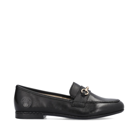 Rieker Ladies Snaffle Trim Loafer Shoe
