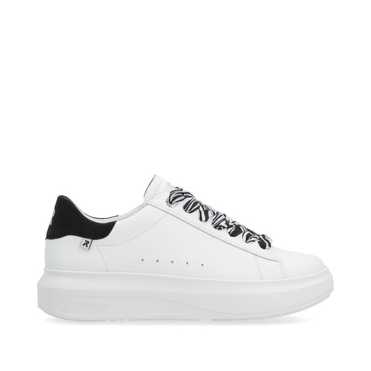 Rieker Evolution Ladies Contrast Lace Sneaker