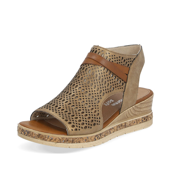 Remonte Ladies Odense Wedge Full Front Sandal