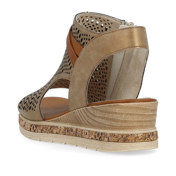 Remonte Ladies Odense Wedge Full Front Sandal