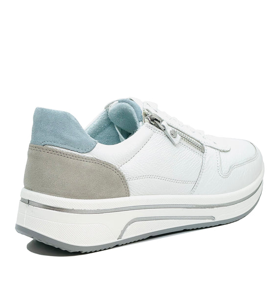 Ara Ladies Sapporo lace up and zip sneaker