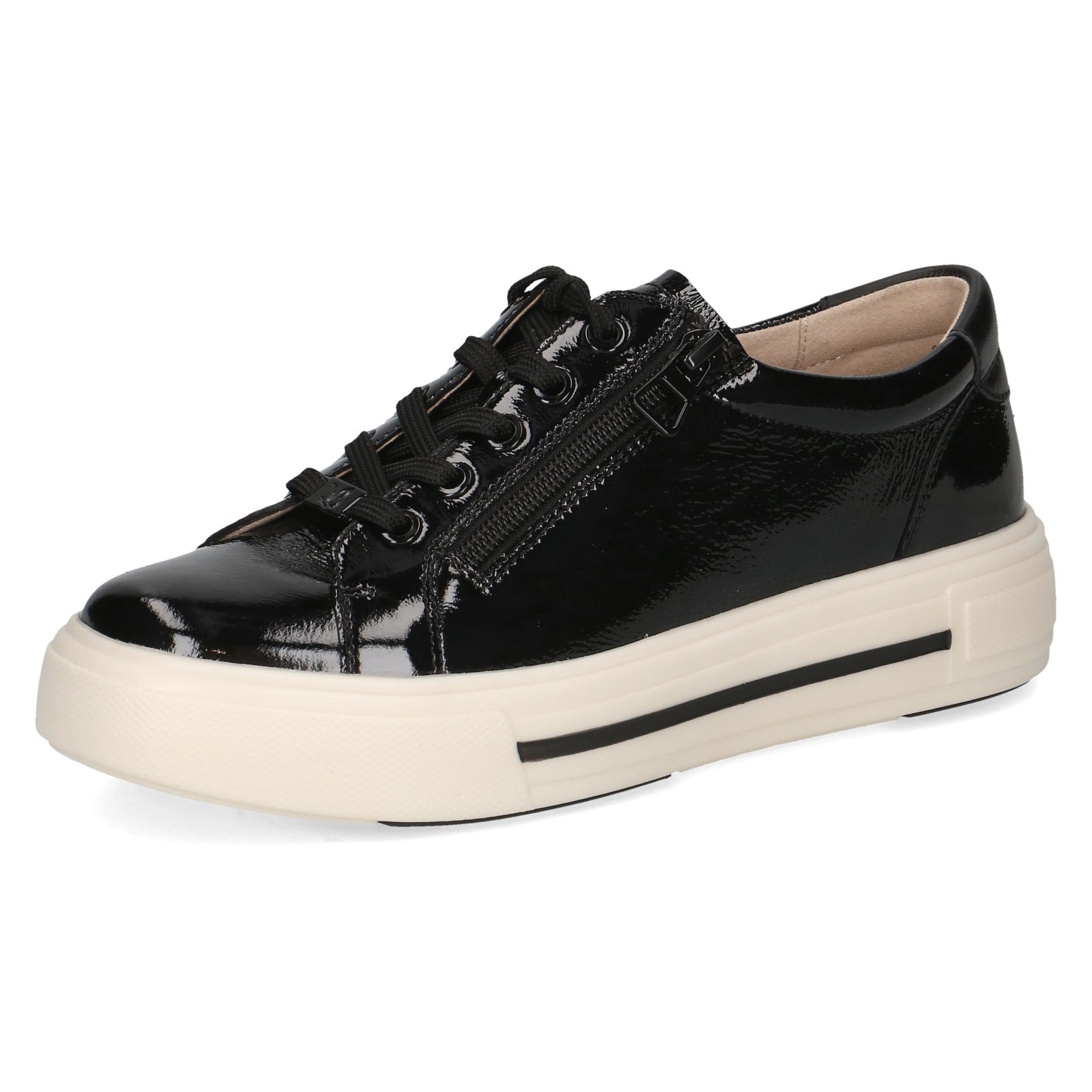 Caprice Ladies Patent Leather Sneaker 36 - Main Image