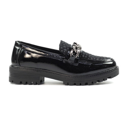 Lunar Checo Snaffle Trim Chunky Sole Loafer