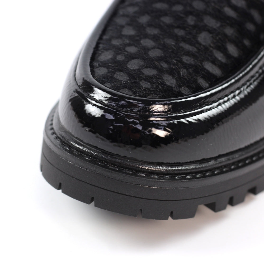 Lunar Checo Snaffle Trim Chunky Sole Loafer