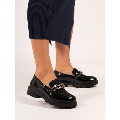 Lunar Checo Snaffle Trim Chunky Sole Loafer