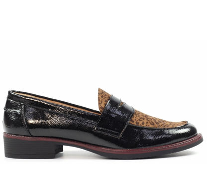 Lunar Titan ladies Animal Print Vamp Loafer