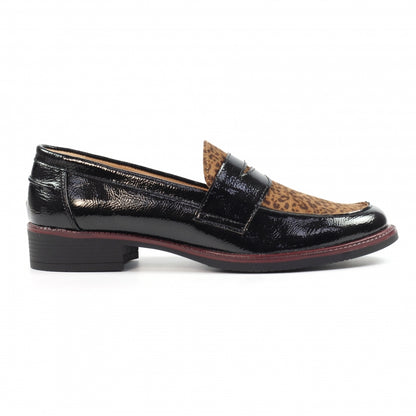 Lunar Titan ladies Animal Print Vamp Loafer