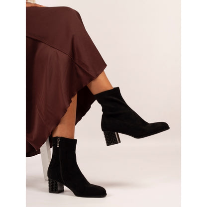 Lunar Sage Ladies Block Heel Ankle Boot