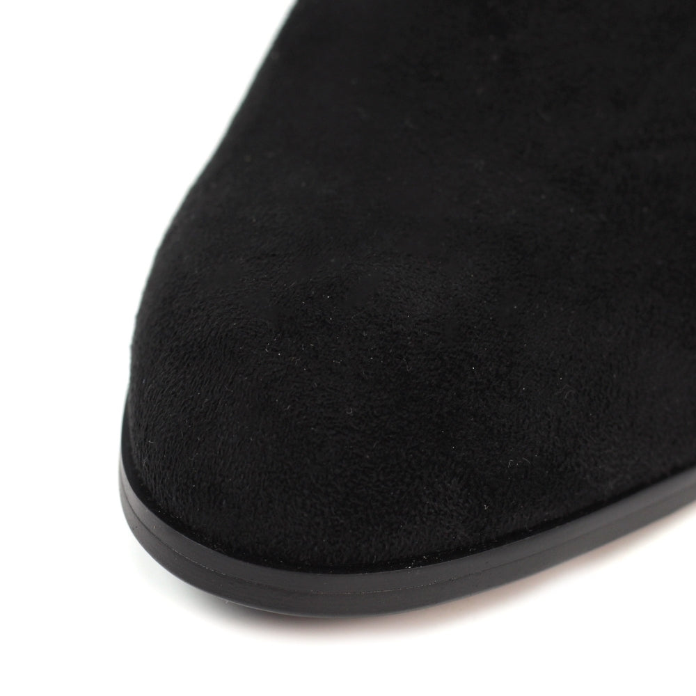 Lunar Switch Ladies Feature Heel Microfibre Ankle Boot