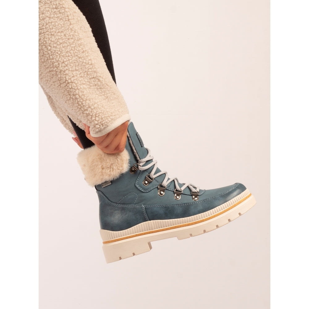 Lunar Evelyn Ladies Lace Up Waterproof Ankle Boot