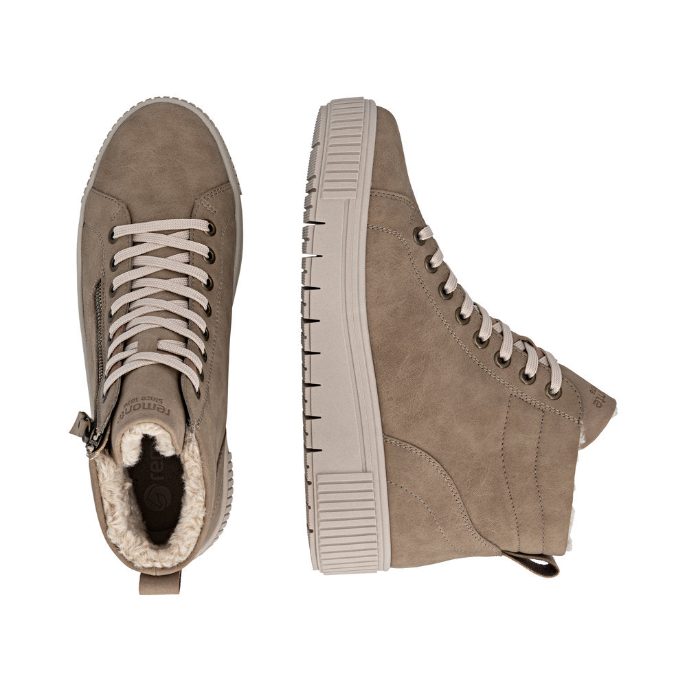 Remonte Ladies Flatform Lace Up Sneaker Boot