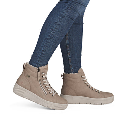 Remonte Ladies Flatform Lace Up Sneaker Boot