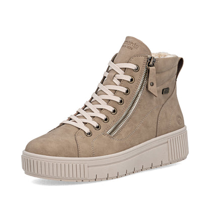 Remonte Ladies Flatform Lace Up Sneaker Boot