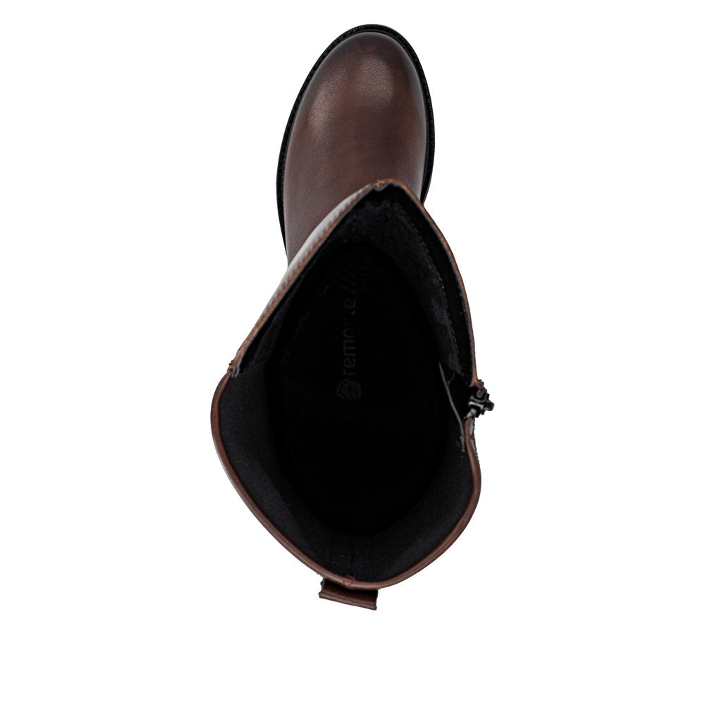 Remonte Ladies Stretch Back Zip Side Long Boot