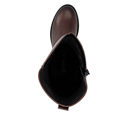 Remonte Ladies Stretch Back Zip Side Long Boot