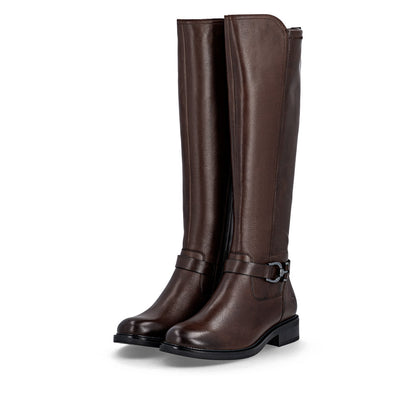 Remonte Ladies Stretch Back Zip Side Long Boot