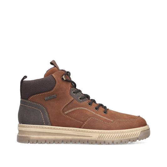 Rieker Mens Tex Lined Waxy Nubuck High Top