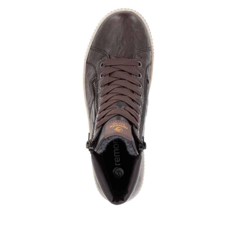 Remonte Ladies Lace Up Tex Lines Sneaker Boot