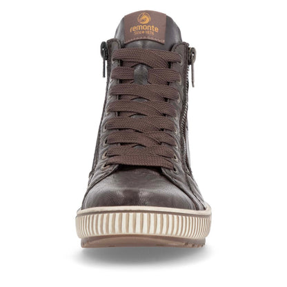 Remonte Ladies Lace Up Tex Lines Sneaker Boot