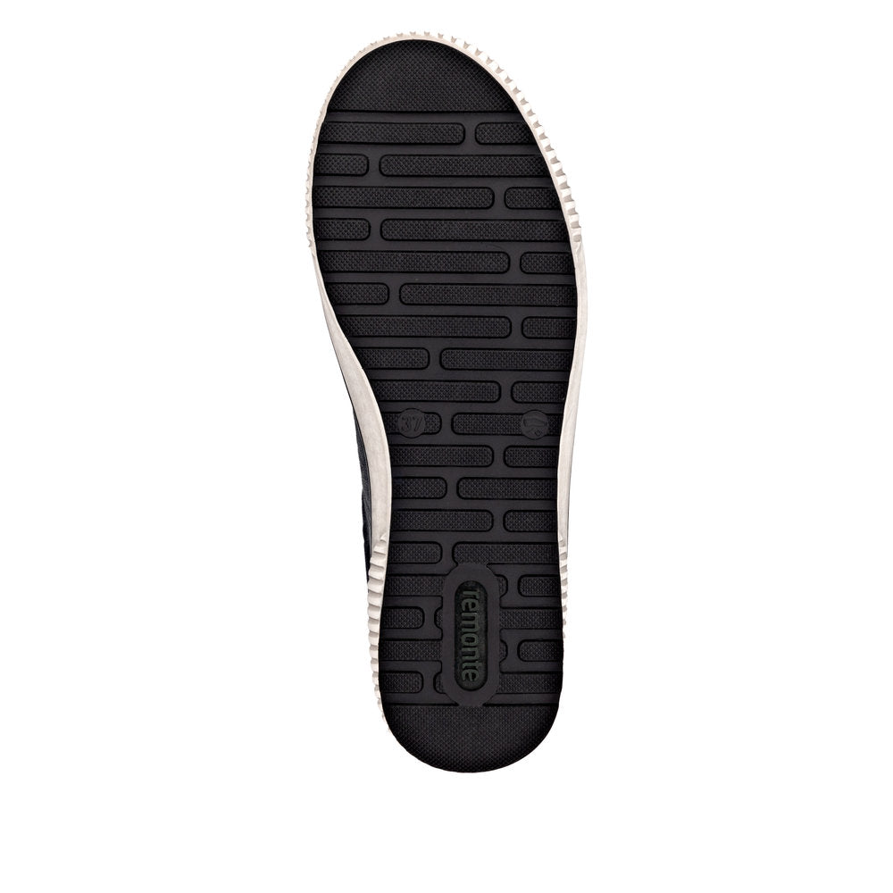 Remonte Ladies Lace Up Zip Side Sneaker