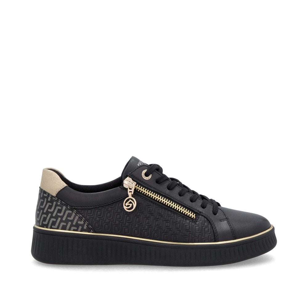 Remonte Ladies Zip and Lace Up Sneaker