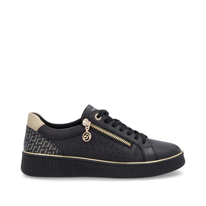 Remonte Ladies Zip and Lace Up Sneaker