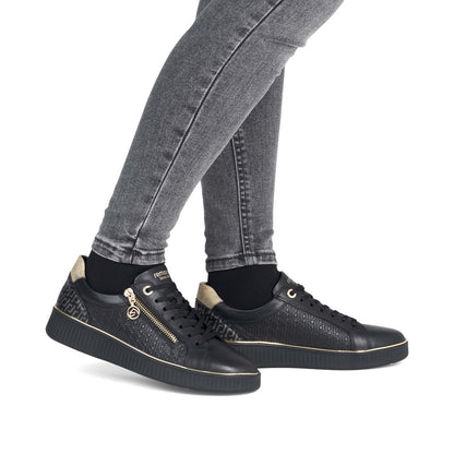 Remonte Ladies Zip and Lace Up Sneaker