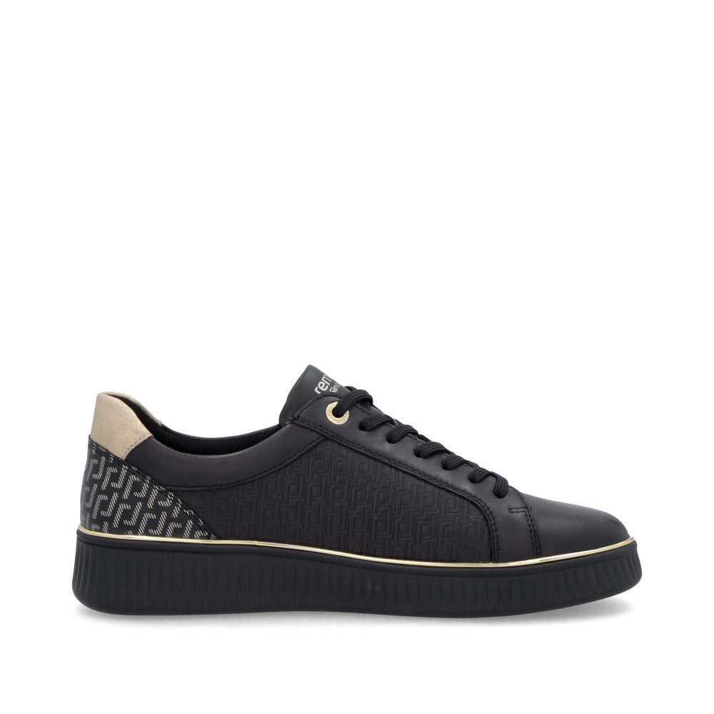 Remonte Ladies Zip and Lace Up Sneaker