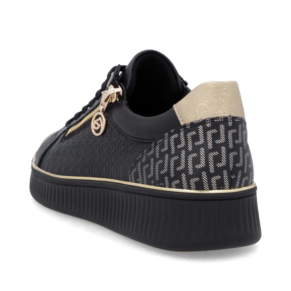 Remonte Ladies Zip and Lace Up Sneaker