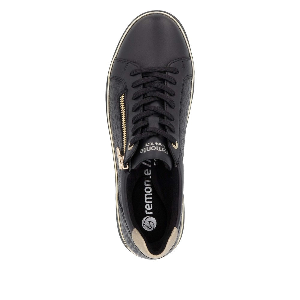 Remonte Ladies Zip and Lace Up Sneaker