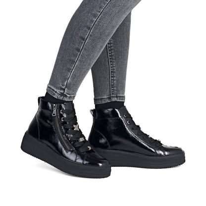 Remonte Ladies Charm Trim Lace Up Sneaker Boot