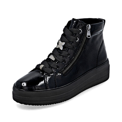 Remonte Ladies Charm Trim Lace Up Sneaker Boot