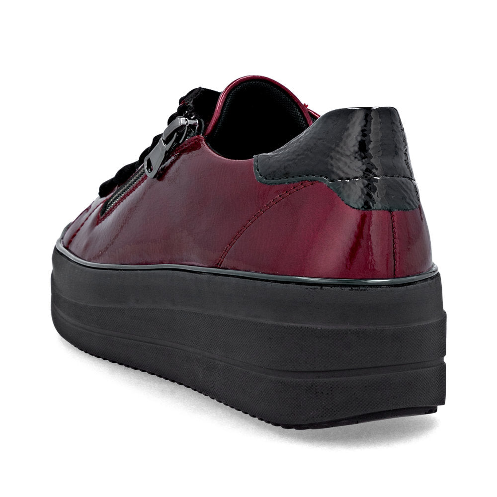 Remonte Ladies Zip and Lace Up Sneaker