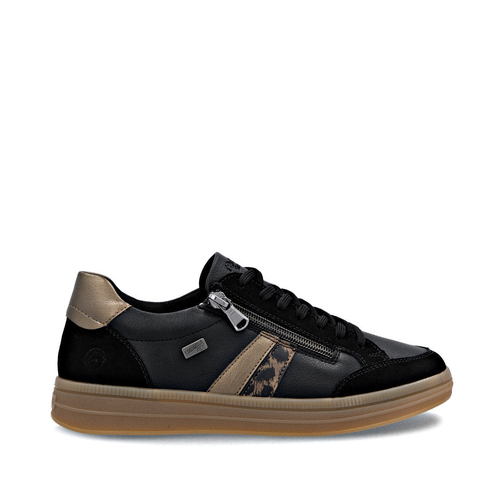 Remonte Ladies Zip and Lace Up Retro Sneaker