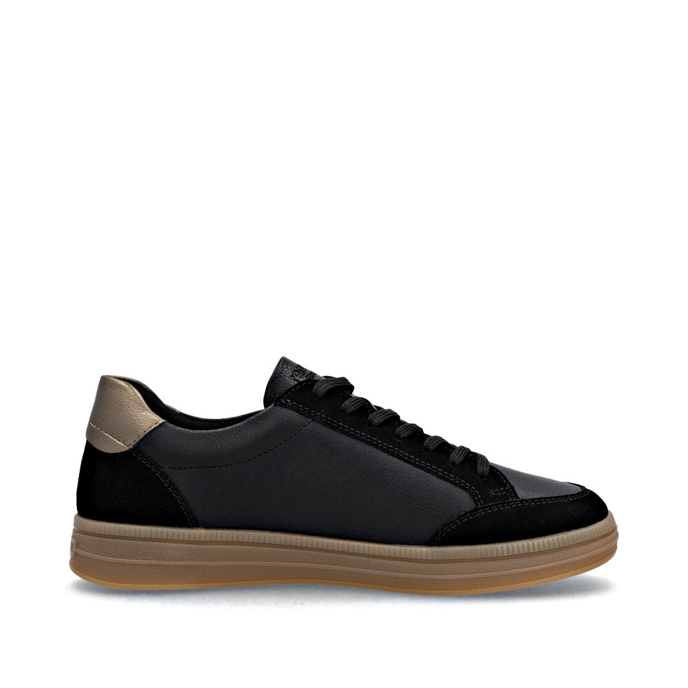 Remonte Ladies Zip and Lace Up Retro Sneaker