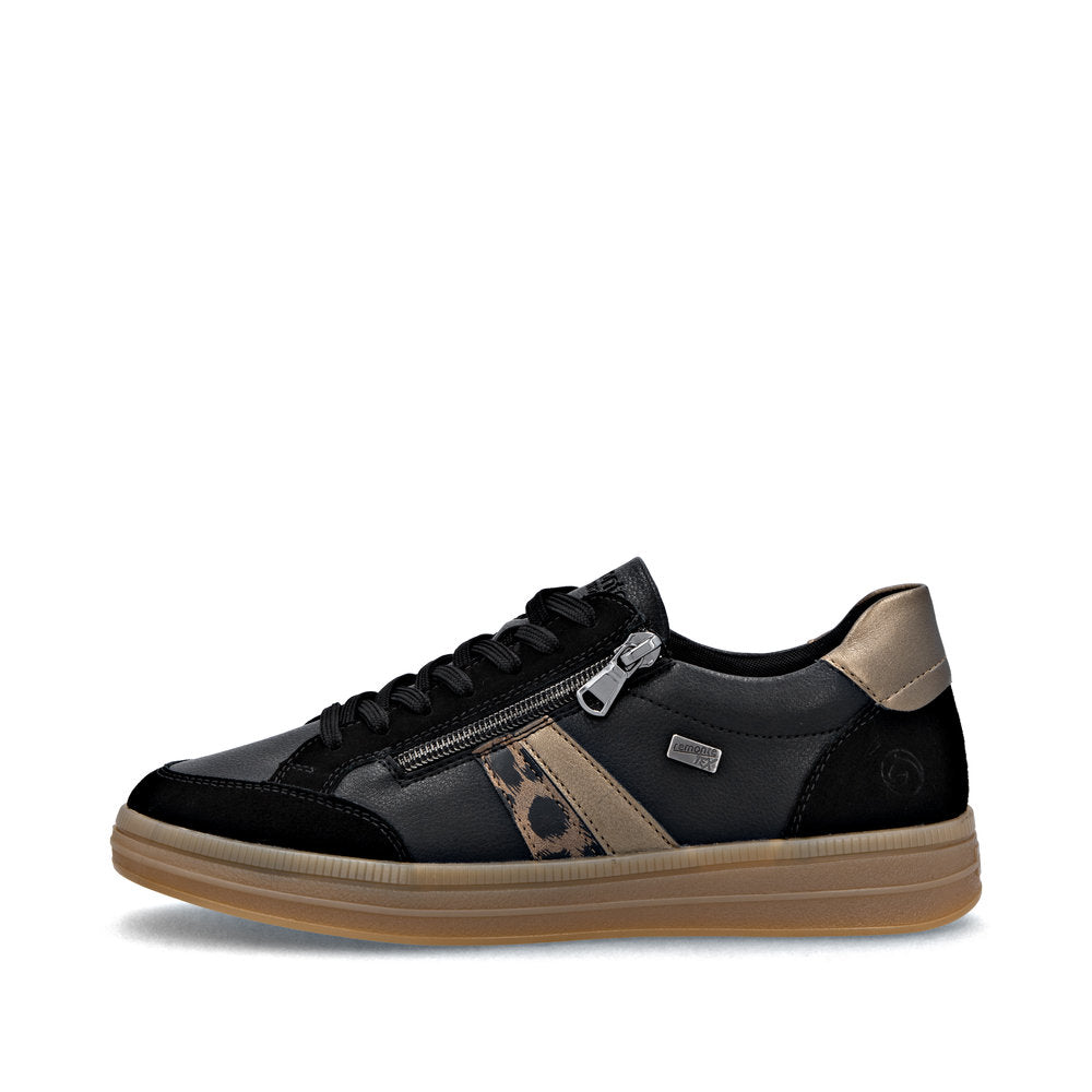 Remonte Ladies Zip and Lace Up Retro Sneaker