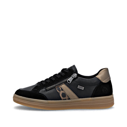 Remonte Ladies Zip and Lace Up Retro Sneaker