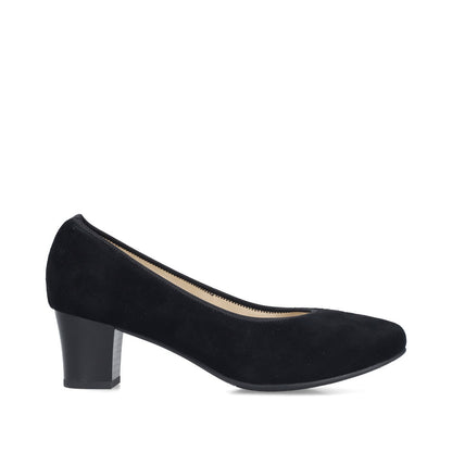 Rieker Ladies Block Heel Court Shoe