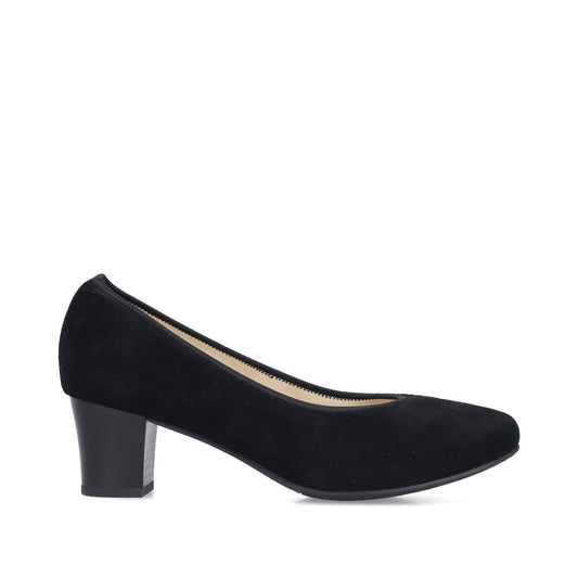 Rieker Ladies Block Heel Court Shoe