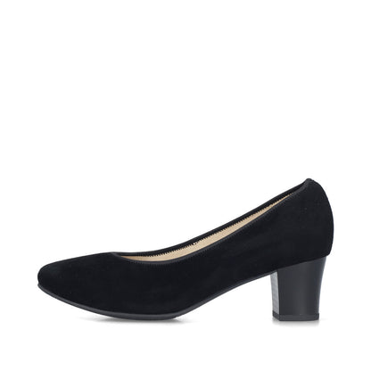 Rieker Ladies Block Heel Court Shoe